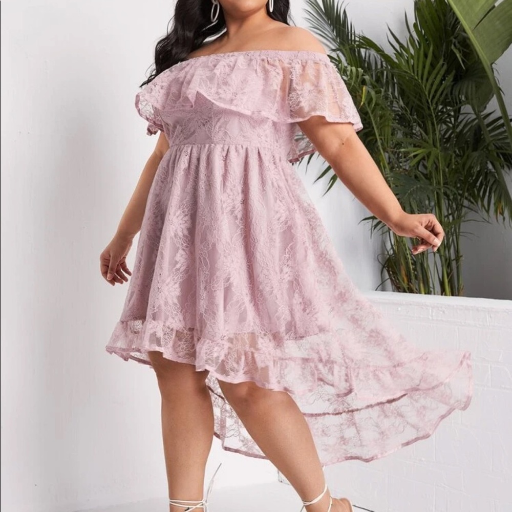 High/Low Lace Dress
